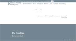 Desktop Screenshot of preuhs-holding.de